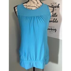 Athleta Aqua Racerback Yoga Exercise Athletic Tank Size Small